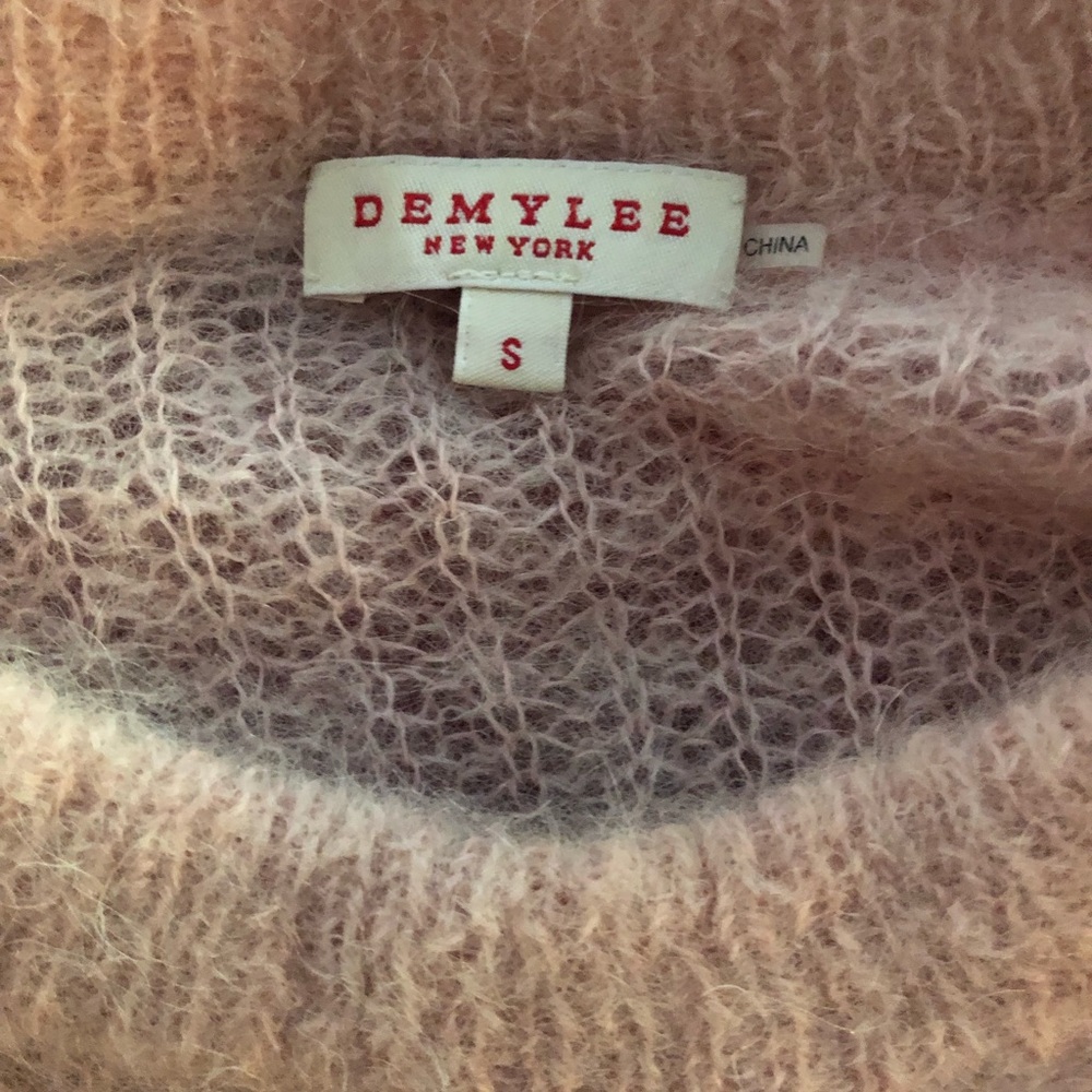 Demylee Chelsea Mohair Sweater in Baby Pink - Picture 3 of 10